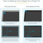 StarTech.com Monitor Privacy Screen for 24" Display - Widescreen Computer Monitor Security Filter - Blue Light Reducing Screen Protector - PRIVSCNMON24