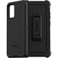 OtterBox Defender Rugged Carrying Case (Holster) Samsung Galaxy S20+ Smartphone - Black
