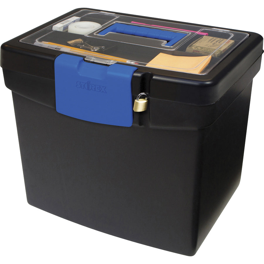 Storex File Storage Box with XL Storage Lid - 61415B02C