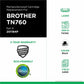 CIG Remanufactured High Yield Laser Toner Cartridge - Box Brother TN760 - Black - 1 Each - 201184P