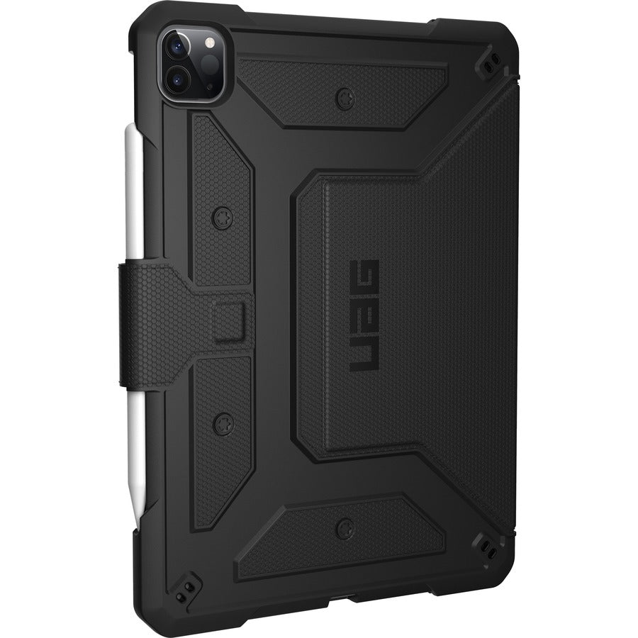 Urban Armor Gear Metropolis Carrying Case (Folio) for 12.9" Apple iPad Pro (4th Generation) Apple Pencil, Tablet, Stylus - Black - 122066114040