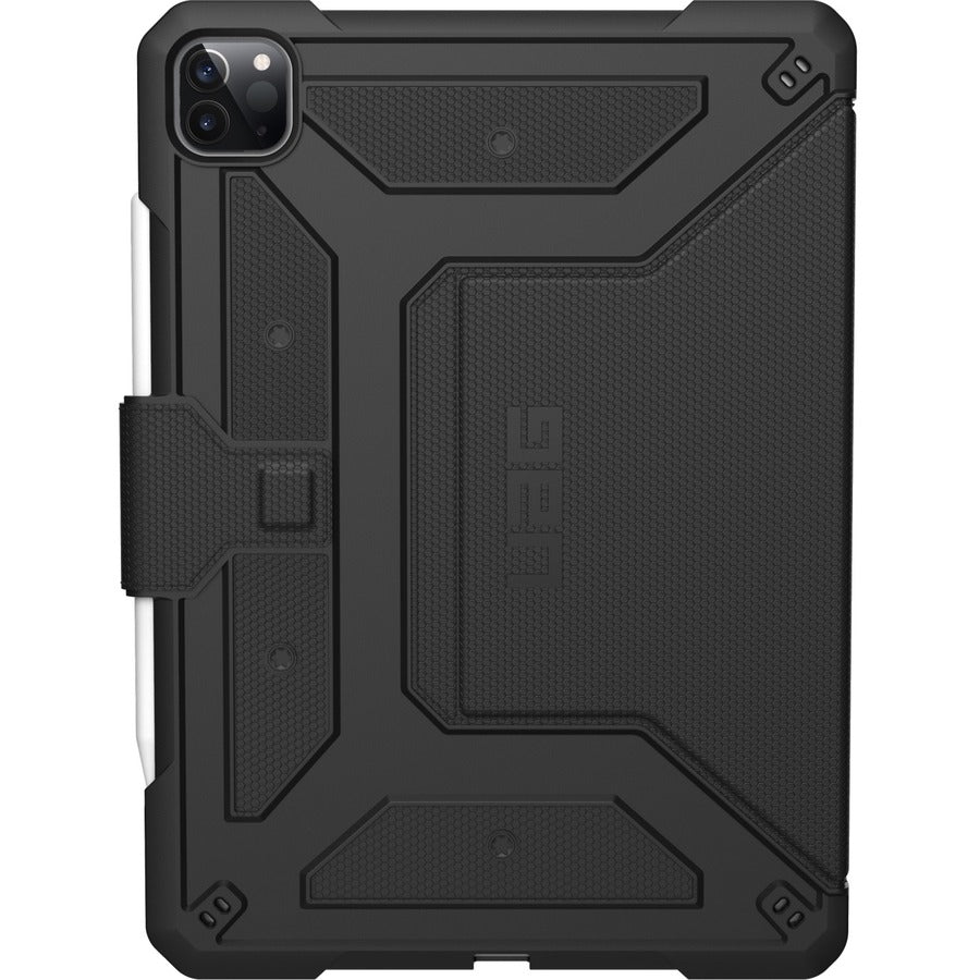 Urban Armor Gear Metropolis Carrying Case (Folio) for 11" Apple iPad Pro (4th Generation) Apple Pencil, Stylus, Tablet - Black - 122076114040