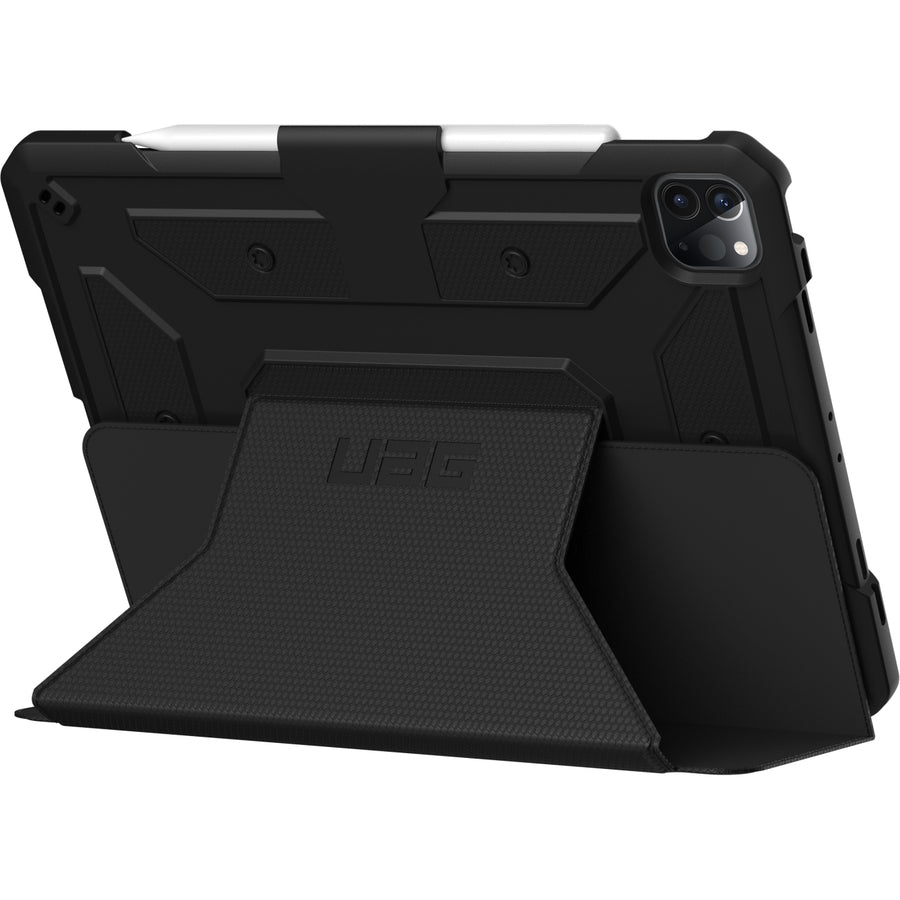 Urban Armor Gear Metropolis Carrying Case (Folio) for 11" Apple iPad Pro (4th Generation) Apple Pencil, Stylus, Tablet - Black - 122076114040
