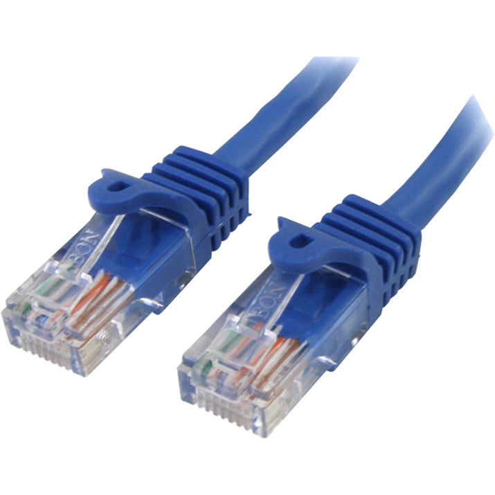 StarTech.com 7 ft Blue Snagless Cat5e UTP Patch Cable - RJ45PATCH7