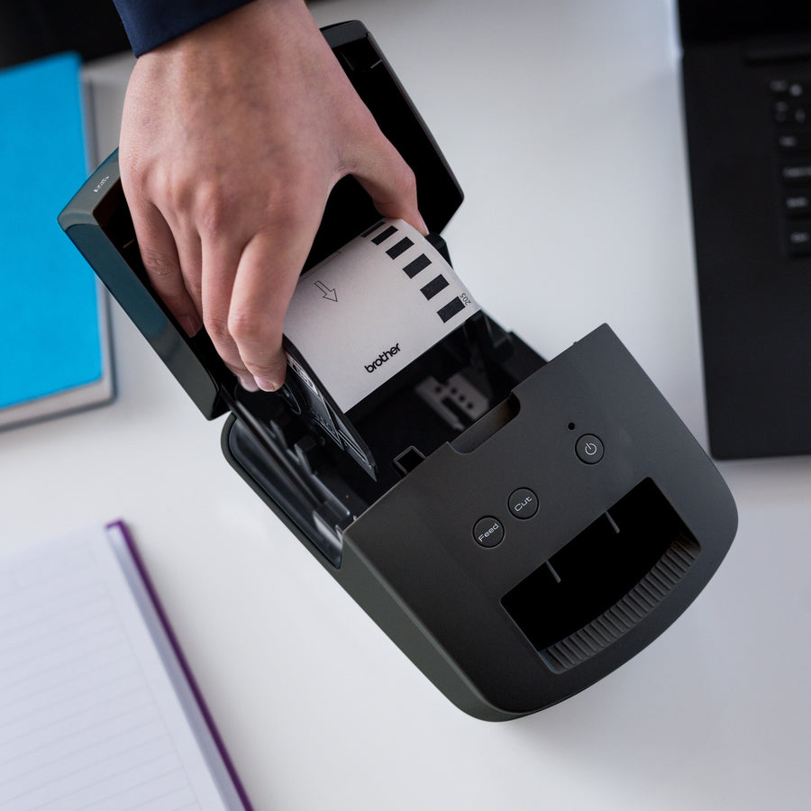 Brother QL-600 Desktop Direct Thermal Printer - Monochrome - Label Print - USB - QL-600