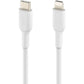 Belkin BoostCharge USB-C to Lightning Cable (1 meter / 3.3 foot, White) - CAA003BT1MWH