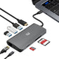 Adesso 8-in-1 USB-C Multi-Port Docking Station - AUH-4030