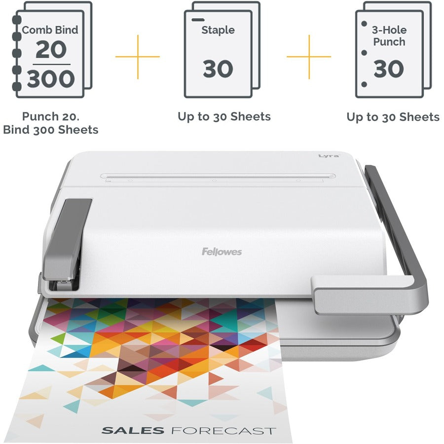 Fellowes Lyra 3-in-1 Binding Center - 5603001