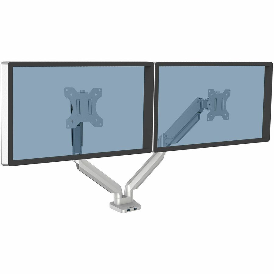 Fellowes Platinum Mounting Arm for Monitor - Silver - 8056501
