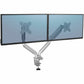 Fellowes Platinum Mounting Arm for Monitor - Silver - 8056501