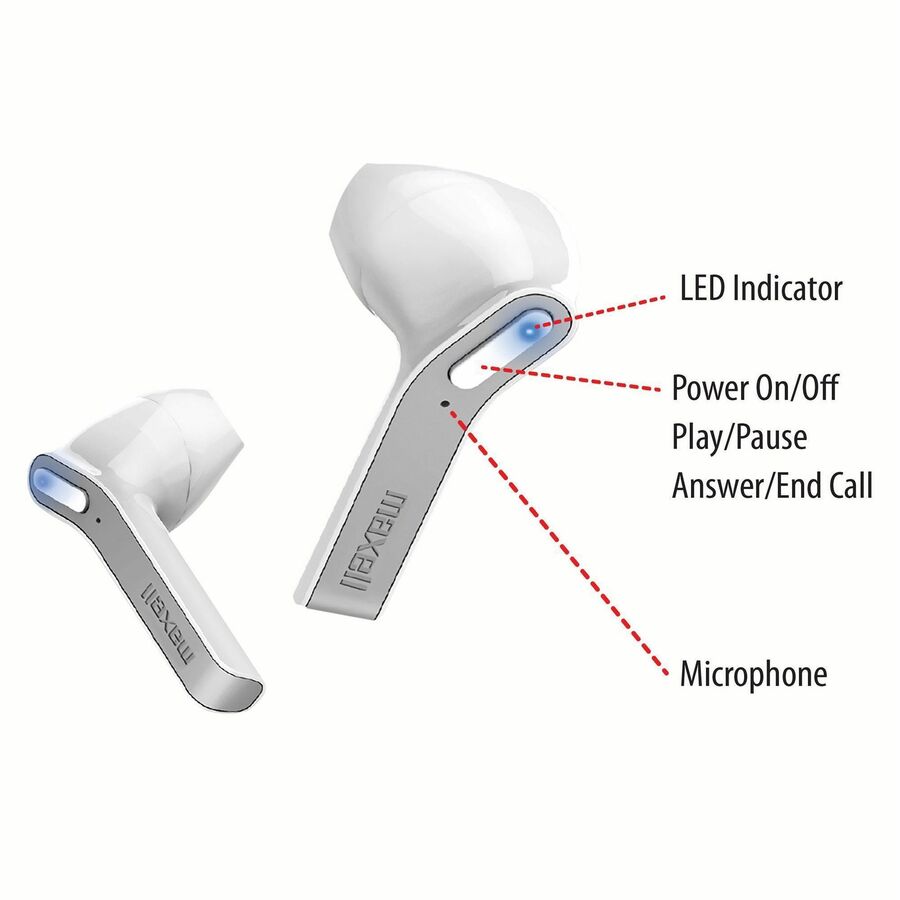 Maxell Mini Wireless Earbuds with Mic - 199461