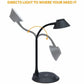 DAC&reg; MP-323 LED Desk Lamp With Wireless Charger, Black - 02343