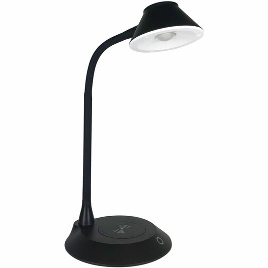 DAC&reg; MP-323 LED Desk Lamp With Wireless Charger, Black