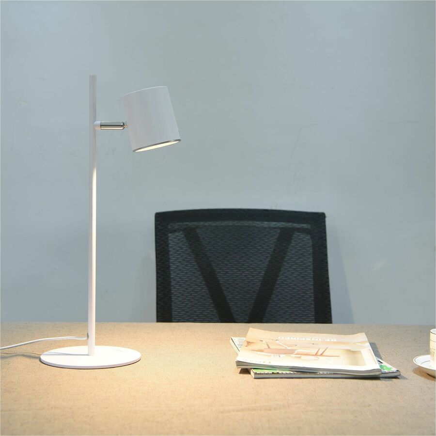 DAC&reg; MP-324 Metal LED Desk Lamp with 340 &deg; Rotating Head, White - 02345