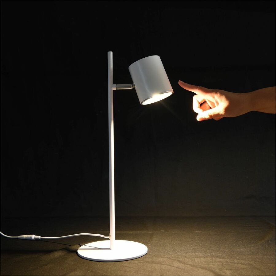 DAC&reg; MP-324 Metal LED Desk Lamp with 340 &deg; Rotating Head, White - 02345