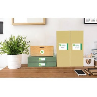 Avery&reg; Removable Colour Coding LabelsHandwrite, 1/2" , Yellow - 2399