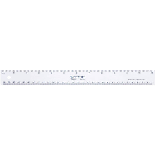 Westcott 30cm/12" Flexible Vinyl Ruler