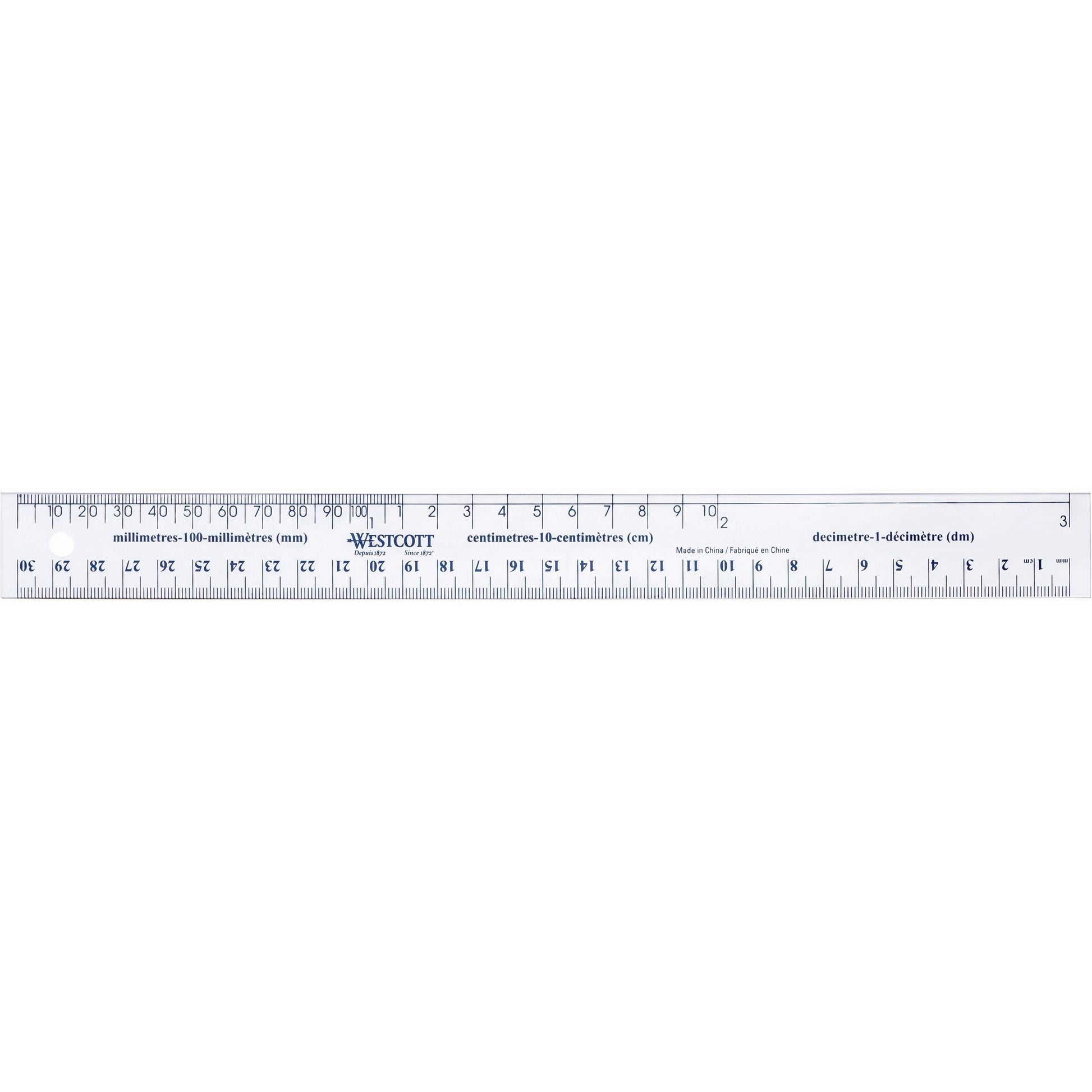 Westcott 30cm Flexible Vinyl Ruler