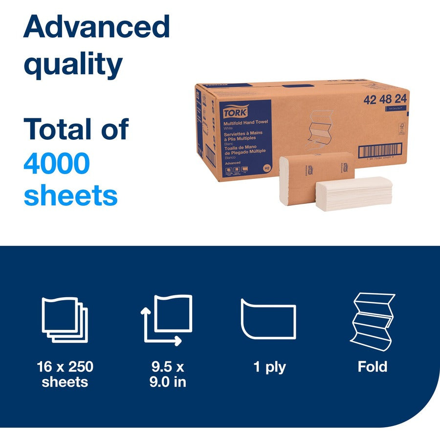 TORK Advanced Multifold Hand Towels - 424824