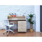Nexera Essentials Mobile Filing Cabinet, 3-Drawer, Natural Maple - 5092