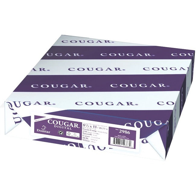 COUGAR Digital Cover Stock - White