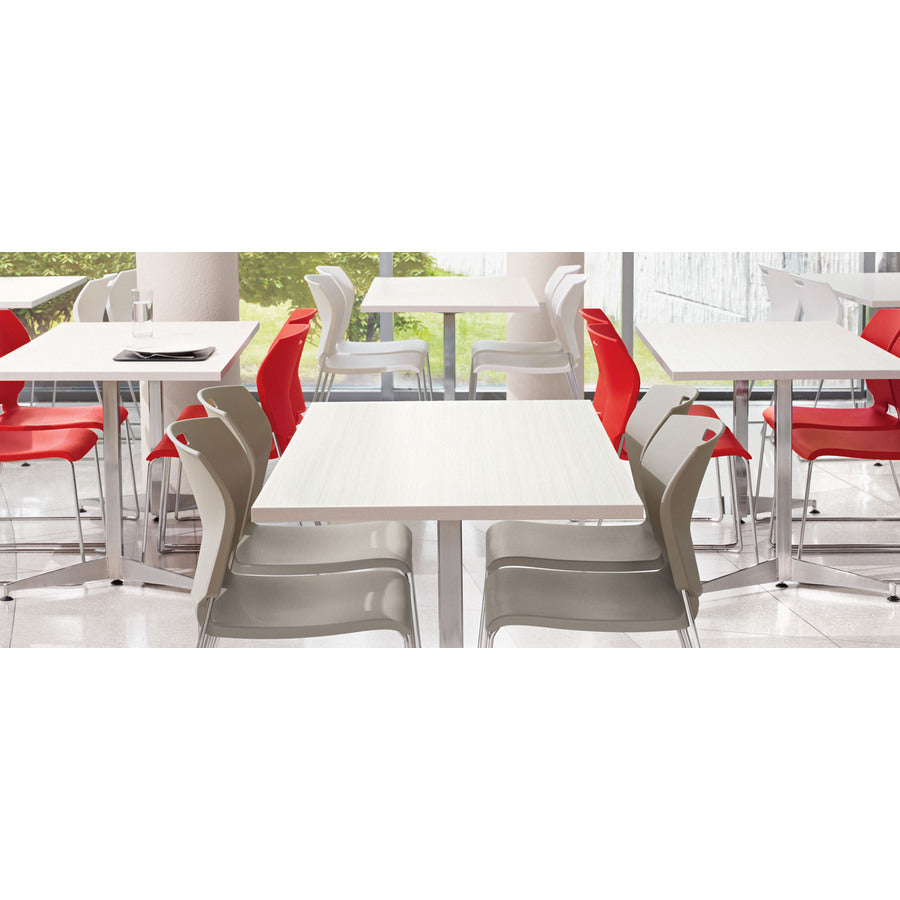 Global Popcorn Armless Chair, Polypropylene Seat & Back - 6711 IVC CM