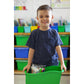 Storex Large Book Bin, Assorted Colors - 70110U06C