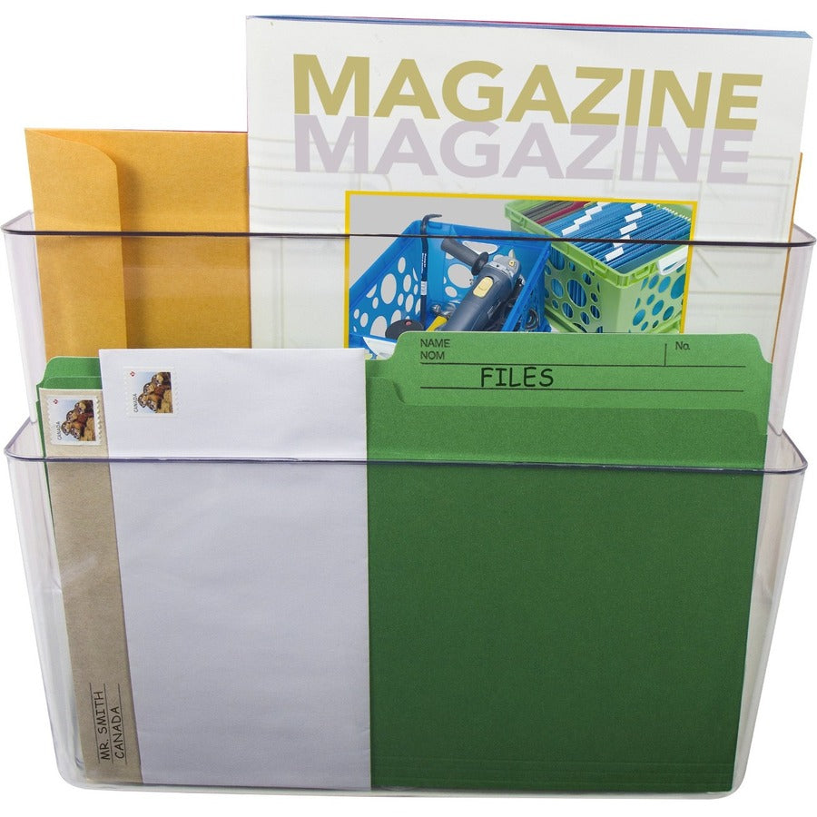 Storex Snap and Stack Wall Pockets Files, Letter - 70223B06C