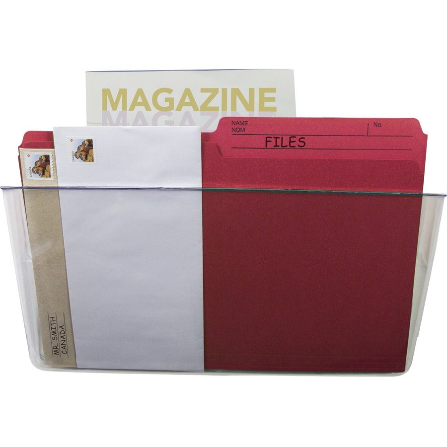 Storex Snap and Stack Wall Pockets Files, Letter - 70223B06C