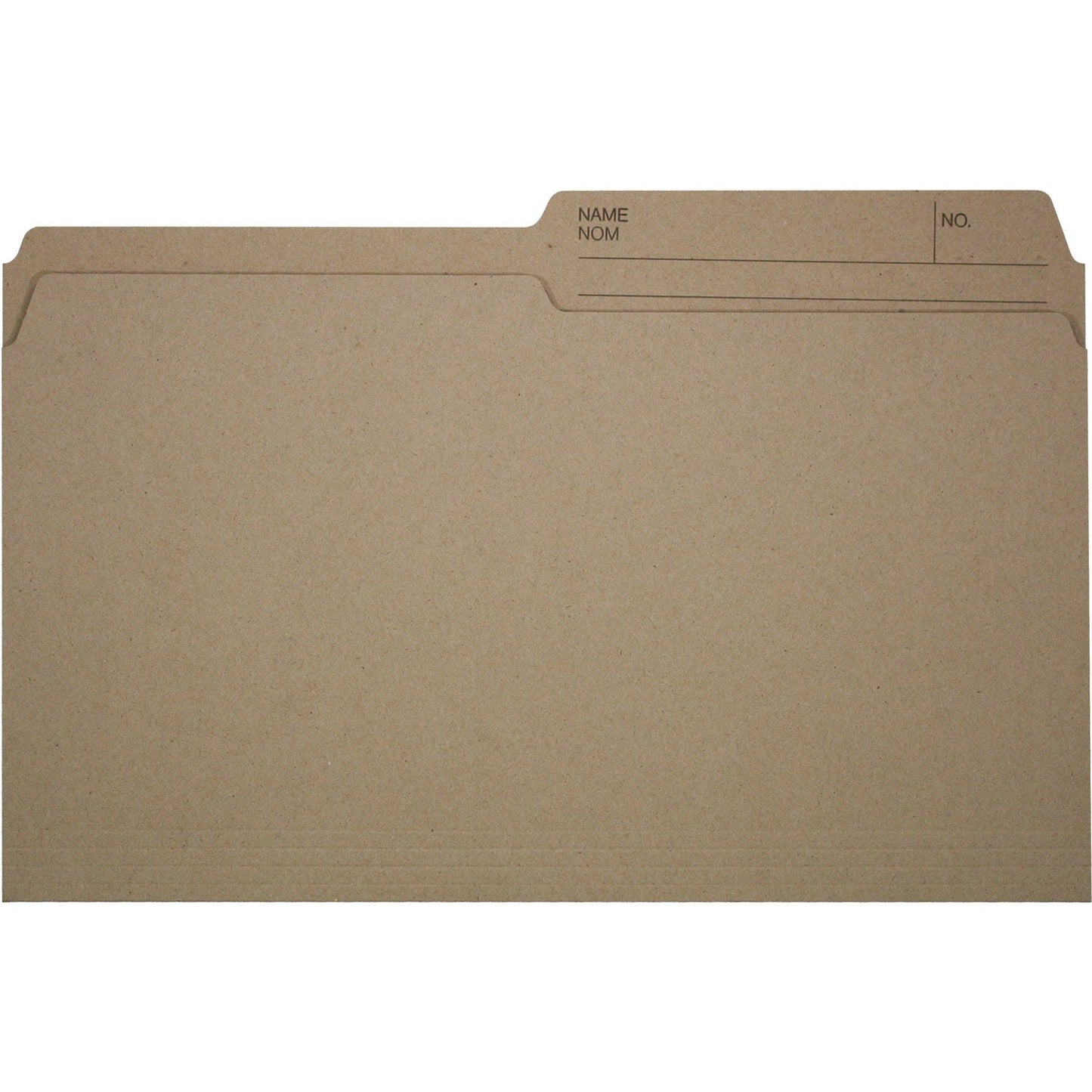 Offix 1/2 Tab Cut Legal Top Tab File Folder
