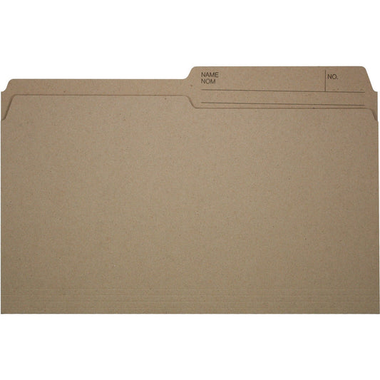 Offix 1/2 Tab Cut Legal Top Tab File Folder