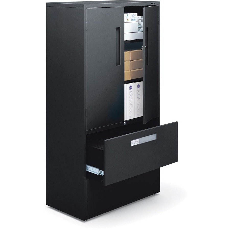 Global Multi-Stor Storage/Filing Cabinet - 9336-5MSL/NOIR