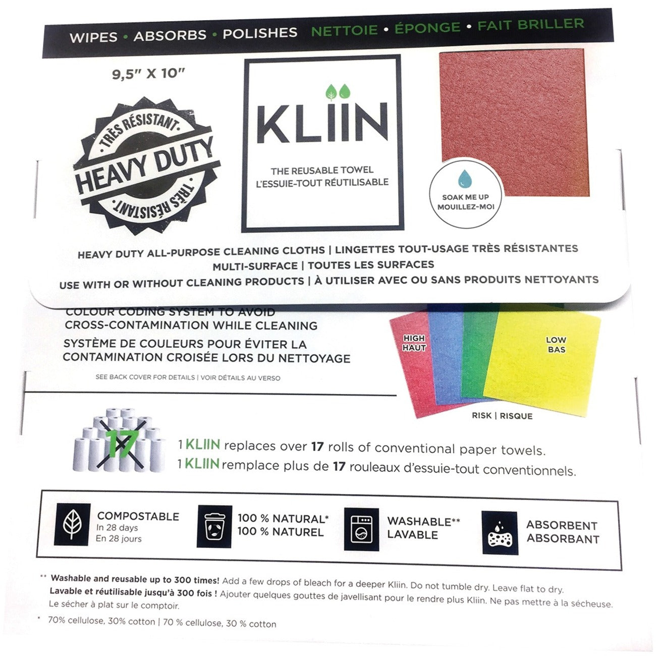 KLIIN All-Purpose Cleaning Cloth