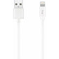 Blu Element Braided Charge/Sync Lightning to USB Cable 4ft White - B4MFIWH