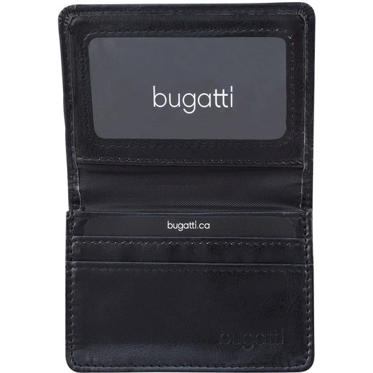bugatti Carrying Case (Wallet) Credit Card, Business Card, ID Card - Black