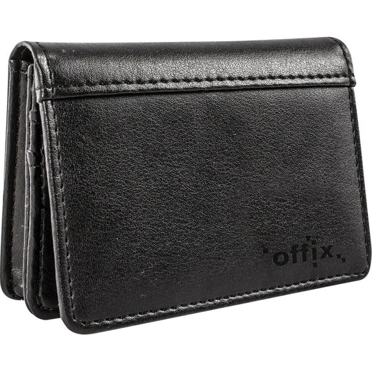 Offix Carrying Case (Wallet) Business Card, Credit Card, ID Card - Black