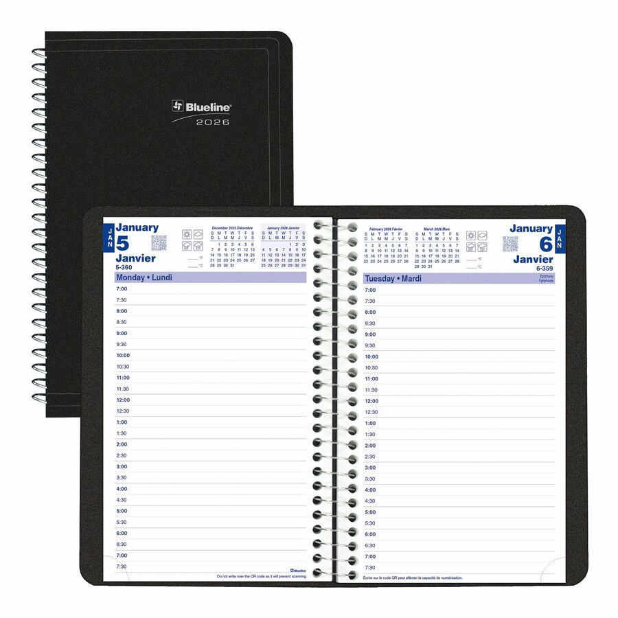 AGENDA QUOT.SPI.BIL.8X5 BK