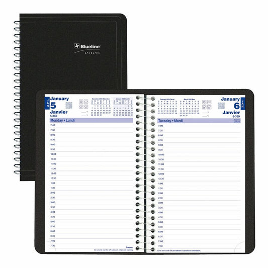 AGENDA QUOT.SPI.BIL.8X5 BK