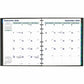 Blueline MiracleBind CoilPro Monthly Planner, 11" x 9-1/6" , Bilingual, Black - CF1512C.81B