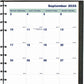 Blueline MiracleBind CoilPro Monthly Planner, 11" x 9-1/6" , Bilingual, Black - CF1512C.81B