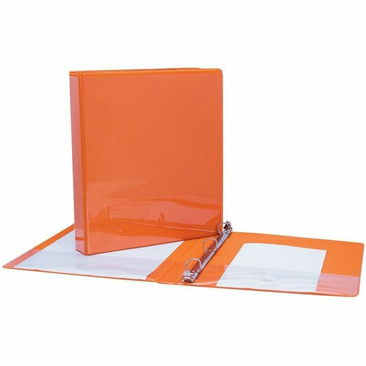 GEO 1" Presentation Binder - Orange