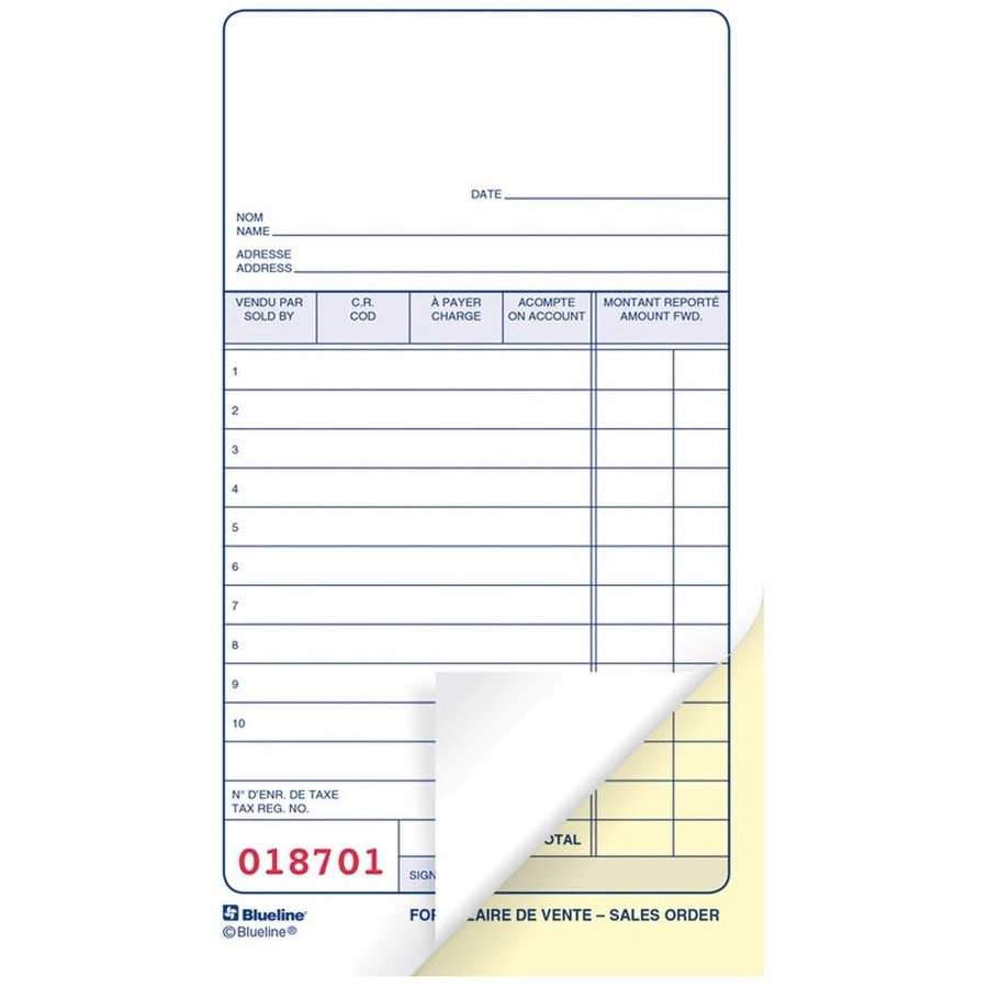 Blueline Sales Orders Book - DCB46