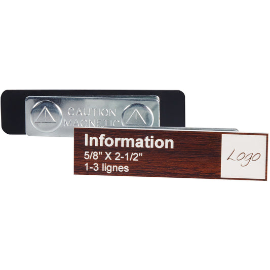 Derome Engraved Badge with Magnet