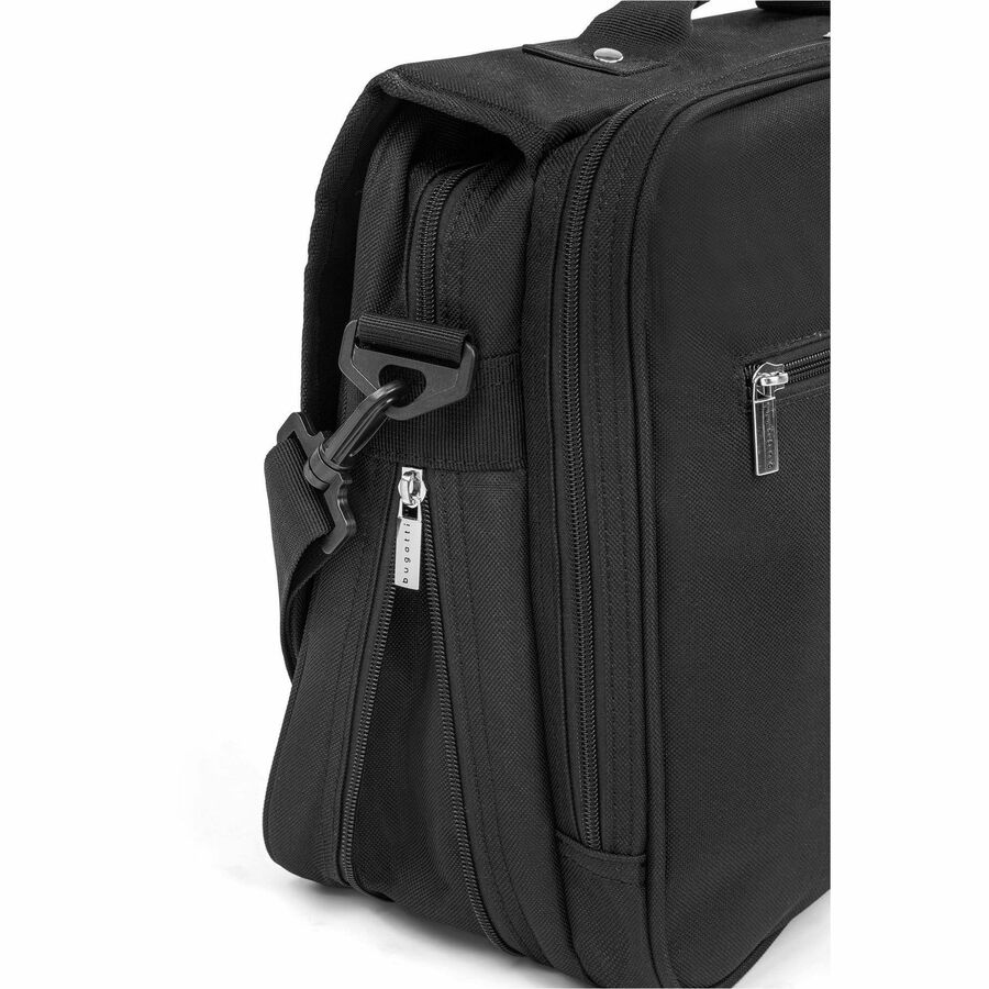 bugatti Gregory Carrying Case (Briefcase) for 15.6" Notebook - Black - EXB531-BLACK