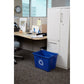Rubbermaid Commercial Recycling Box 14 Gal Blue - FG571473BLUE