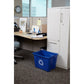 Rubbermaid Commercial Recycling Box 14 Gal Blue - FG571473BLUE