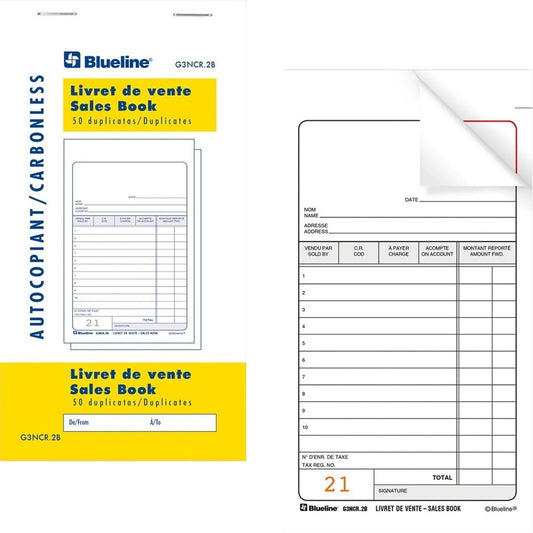 Blueline Sales Orders Book