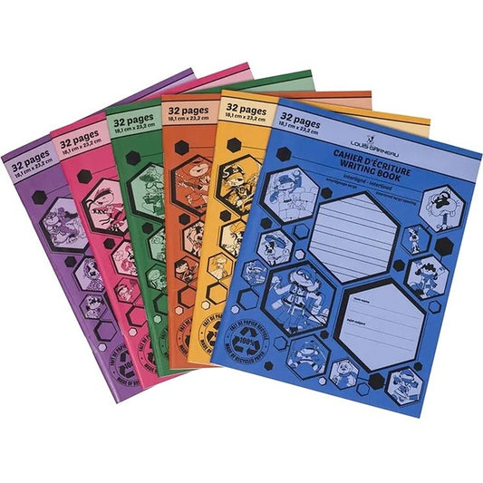 Louis Garneau Small Interlined (wide) Exercise Book