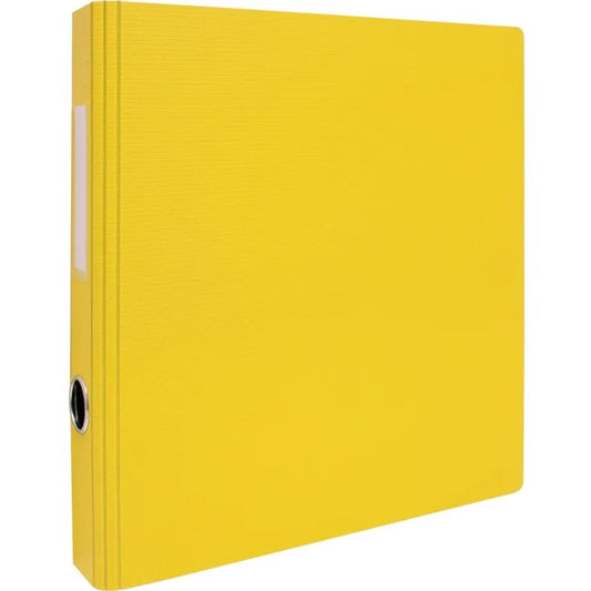 GEO 1" Textured Heavy-duty Binder, Yellow