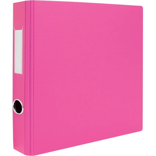 GEO 1.5" Textured Heavy-duty Binder, Pink